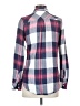 Rails 100% Rayon Plaid Blue Long Sleeve Button-Down Shirt Size XS - photo 2
