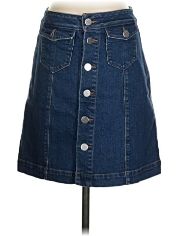 Ann Taylor LOFT Denim Skirt (view 1)