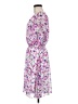 DKNY Floral Purple Cocktail Dress Size 6 - photo 5