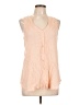 Merona 100% Rayon Pink Sleeveless Blouse Size L - photo 1