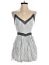 Japna 100% Rayon Stripes Gray Romper Size S - photo 1