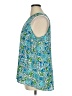 East Adeline 100% Polyester Blue Sleeveless Blouse Size 1X - photo 5