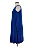 Nina Leonard Solid Blue Casual Dress Size M - photo 5