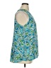 East Adeline 100% Polyester Blue Sleeveless Blouse Size 1X - photo 4