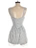 Japna 100% Rayon Stripes Gray Romper Size S - photo 2