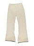 Zara 100% Cotton Chevron-herringbone Ivory Casual Pants Size 9 - 10 - photo 1