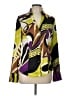 Cache Print Yellow Long Sleeve Blouse Size L - photo 1