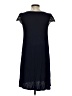 Ann Taylor LOFT 100% Polyester Solid Blue Casual Dress Size S - photo 2