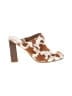 Shoe Republic LA Animal Print White Mule/Clog Size 10 - photo 1