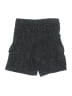 Zara Tweed Black Cargo Shorts Size 7 - photo 2