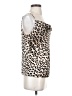 She + Sky 100% Polyester Tan Sleeveless Top Size S - photo 4