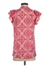 Cocomo Pink Short Sleeve Blouse Size S - photo 2