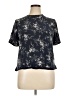 Pendleton Black Short Sleeve Blouse Size 16 - photo 1