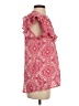 Cocomo Pink Short Sleeve Blouse Size S - photo 4