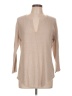Project 100% Cotton Tan Long Sleeve Blouse Size L - photo 1