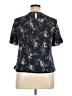 Pendleton Black Short Sleeve Blouse Size 16 - photo 2
