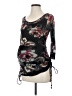 Olian 100% Nylon Black 3/4 Sleeve Top Size XS - photo 1