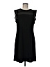 MICHAEL Michael Kors Solid Black Cocktail Dress Size M - photo 1