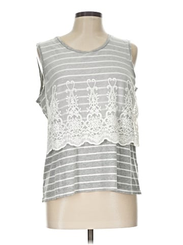 J.Crew Factory Store Sleeveless T-Shirt (view 1)
