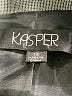 Kasper 100% Polyester Houndstooth Gray Blazer Size 14 - photo 6