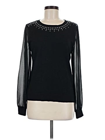 H By Halston Long Sleeve Blouse (view 1)
