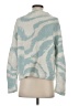 Sleeping On Snow Animal Print Teal Pullover Sweater Size XS - photo 2