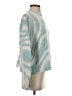 Sleeping On Snow Animal Print Teal Pullover Sweater Size XS - photo 4