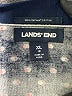 Lands' End 100% Supima Cotton Polka Dots Blue Cardigan Size XL - photo 7