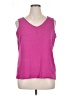 Chico's 100% Cotton Pink Sleeveless Top Size XL (3) - photo 1