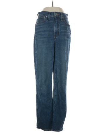 Madewell The Perfect Vintage Straight Jean in Mayfield Wash (view 1)