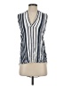 Final Touch 100% Rayon Silver Sleeveless Blouse Size S - photo 1