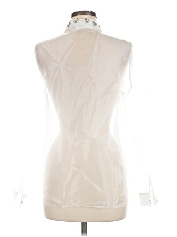 Zara Sleeveless Button-Down Shirt (view 2)