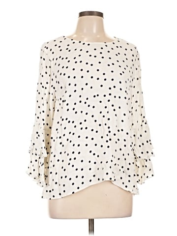 Christopher & Banks 3/4 Sleeve Blouse (view 1)