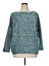 Jones New York 100% Polyester Tweed Teal Pullover Sweater Size XL - photo 1