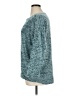 Jones New York 100% Polyester Tweed Teal Pullover Sweater Size XL - photo 5
