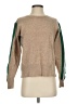 Sandro Color Block Tan Wool Pullover Sweater Size Sm (1) - photo 1