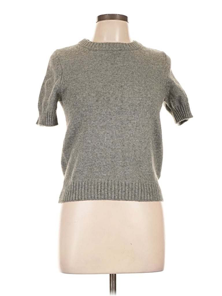 Pre-owned H&m Turtleneck Sweater In Gray
