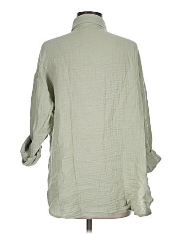 Lou & Grey 3/4 Sleeve Button-Down Shirt (view 2)