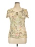 One World Tan Short Sleeve Top Size XL - photo 1