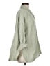 Lou & Grey Green 3/4 Sleeve Button-Down Shirt Size M - photo 4