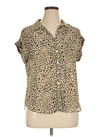 Umgee Short Sleeve Blouse (view 1)