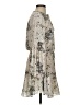 TCEC 100% Polyester Print Ivory Casual Dress Size S - photo 4