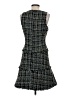 Likely 100% Polyester Tweed Gray Cocktail Dress Size 4 - photo 2