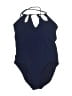 Robin Piccone Solid Blue One Piece Swimsuit Size 12 - photo 1