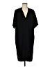 Vince. 100% Polyester Solid Black Casual Dress Size M - photo 1