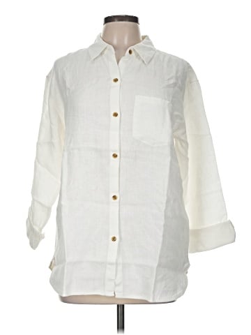 Athleta 3/4 Sleeve Button-Down Shirt (view 1)