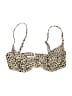 Xhilaration Animal Print Gold Swimsuit Top Size Lg (D/DD) - photo 1