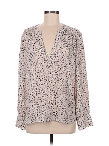 Ann Taylor Factory Long Sleeve Blouse (view 1)