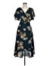 Leith Floral Blue Casual Dress Size M - photo 1