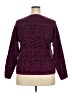 Apt. 9 Animal Print Purple Pullover Sweater Size XXL - photo 2
